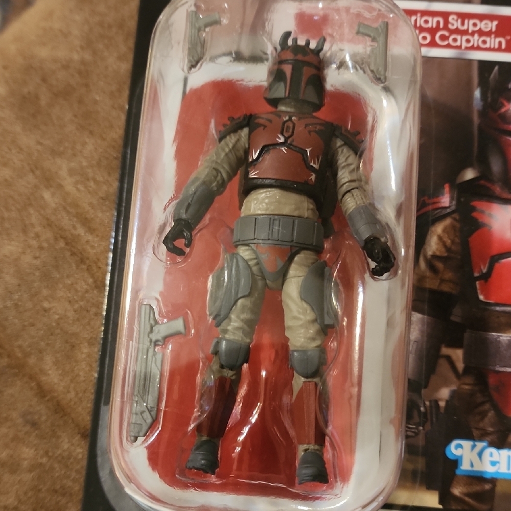 Adidas Clone Wars Mandalorian Action Figure Red and Black 4 Inch - Picture 6 of 6